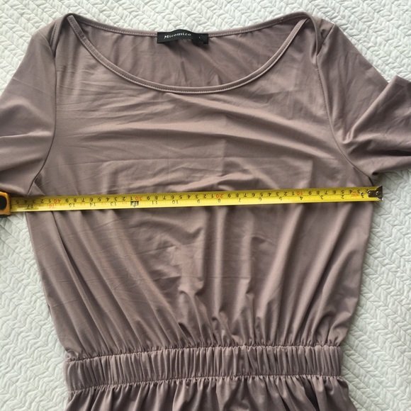 Silky Taupe Maxi Dress - Picture 7 of 8